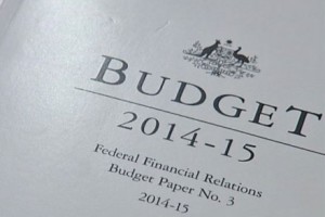2014 Federal Budget document front page - ABC